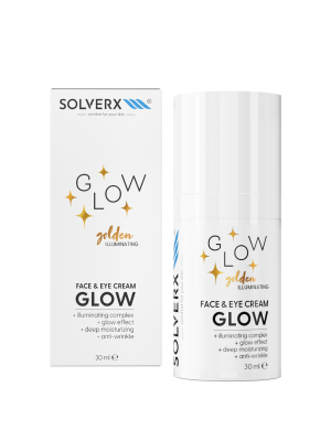 SOLVERX ILLUMINATING GOLDEN GLOW face & eye cream