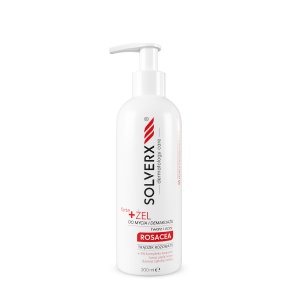 SOLVERX ROSACEA +forte Żel do mycia twarzy i demakijażu